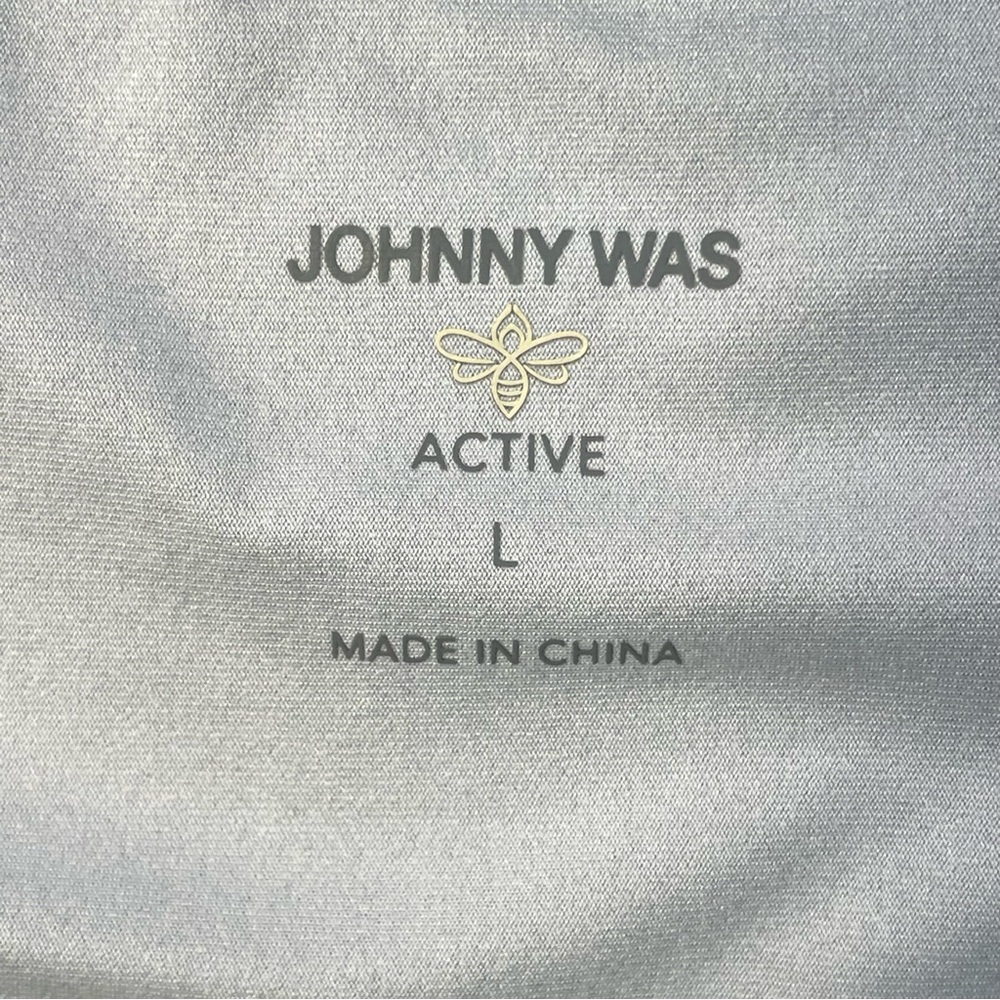Johnny Was Bee Active Short Sleeve Step Hem Tee, Floral, Cropped - Womens Large - Picture 4 of 16